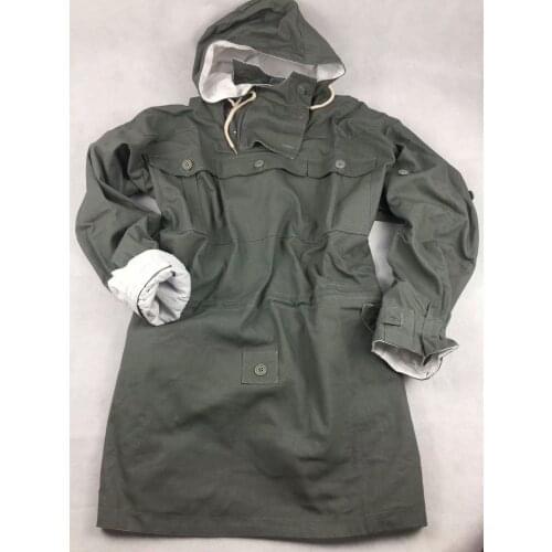 WWII GERMAN ARMY MOUSE GREY REVERSIBLE MOUNTAIN ANORAK SMOCK TRENCH COAT WW2 Military Uniform War Reenactments 5605101