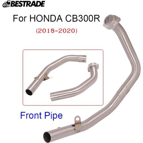 Header Pipe For Honda CB300R 2018-2020 Motorcycle Front Middle Link Pipe Exhaust Connecting Tube Slip Original Muffler Stainless