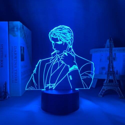Anime Finder Series Led Night Light Ryuichi Asami for Bedroom Decor Gift Colorful Nightlight Manga 3d Lamp Ryuichi Asami