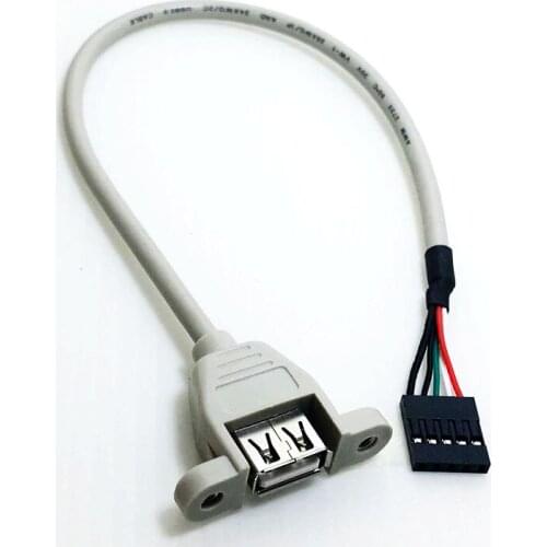 USB female motherboard to DuPont 5Pin cable