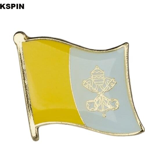 Vatican flag pin lapel pin badge 10pcs a lot Brooch Icons KS-0058