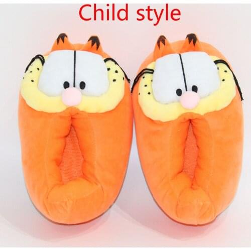 Winter childrens plush cotton slippers blue hedgehog anime cosplay cartoon pattern boys and girls slippers cute home shoes