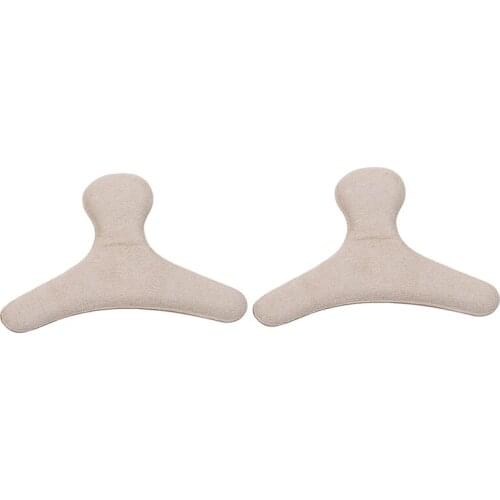 1 Pair Transparent Invisible Gel Heel Liners T-shaped Slip Resistant Shoes Stickers High Heel Shoe Pad Insoles