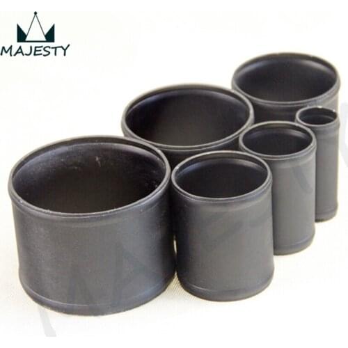 5pcs Alloy Aluminum Hose Adapter Joiner Pipe Connector Silicone 57mm 2.25" L=76MM BK 5 pieces