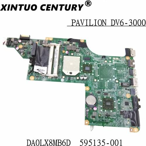 595135-001 595135-601 Motherboard Fit For HP Pavilion DV6 3000 DA0LX8MB6D1 31LX8MB0020