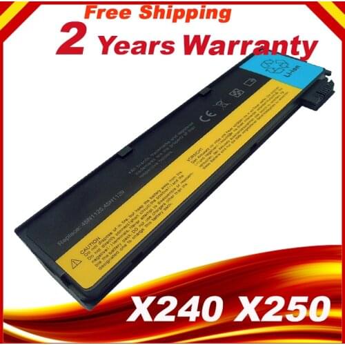 6 Cell Laptop Battery for Lenovo ThinkPad X240 X250 T440 T440s T450s K2450 45N1124 45N1125 45N1126