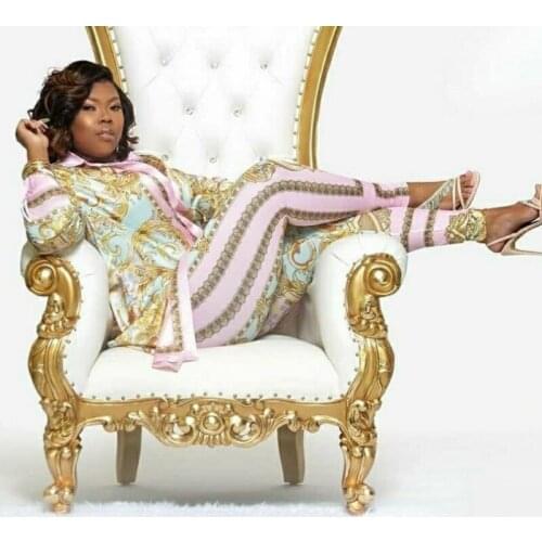 2 Piece Dashiki African Matching Sets New Sexy Club Birthday Outfits Geometric Elements Print Two Piece Pant Women Set Colorful