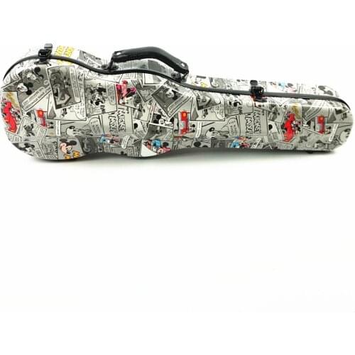 High quality cheap price carbon fiber violin case 4/4 violin hard case