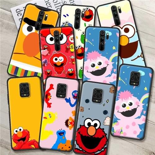 Sesame Street Phone case For Xiaomi Redmi Note 9S 9 9T 8 7 10 Pro 8T K40 9C 9A 9Power 10Pro Max Shell Bumper