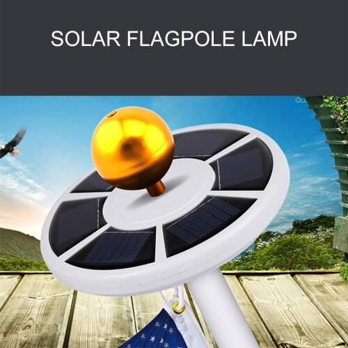Solar Flagpole Lights Flag Lights 42LED Garden Lights Solar Tent Lights Flag Lights Camping Lights