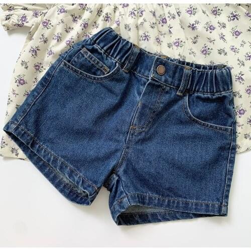New Summer 2021 Baby Girl Cotton Shorts Infant Kids Summer Casual Clothes for Girls High Quality Costume Baby Jeans Pants
