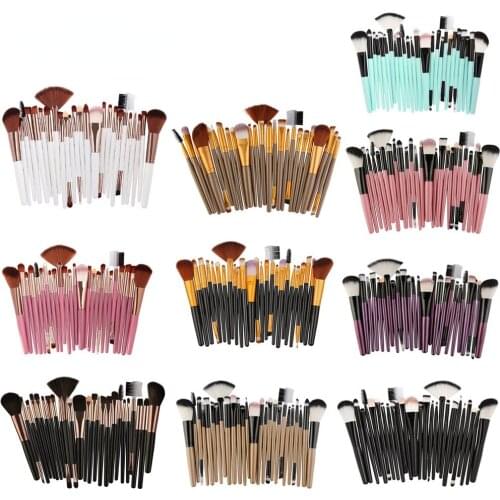 25Pcs Makeup Brushes Set Powder Eye Shadow Blending Eyeliner Eyelash Eyebrow Women Beauty Make up brushes Pincel Maquiagem