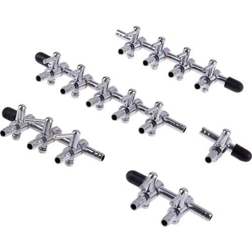 New Distributor Aquarium Stainless Steel Lever Fish Tank Durable Oxygen Pump Accessories Splitter Air Flow Control