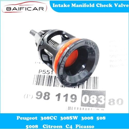 Baificar Brand New Intake Manifold Check Valve Turbocharger Dust-proof for Peugeot 308CC 308SW 3008 508 5008 Citroen C4 Picasso