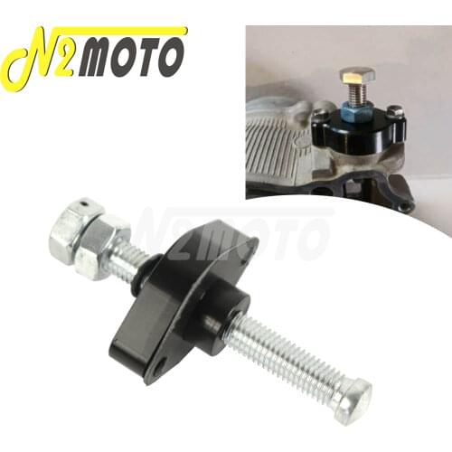 For Kawasaki ATV KLF KLT KVF 110 185 300 400 Yamaha FZ6 FZ1 YZF TTR WR Motorcycle Manual Cam Chain Tensioner 1985-2007 Black