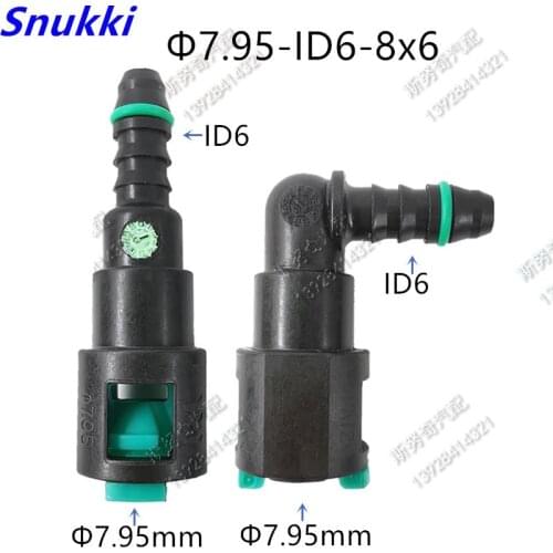 7.95mm ID6 Fuel pipe joint for gasoline filter Fuel line connector plastic female connector for Honda Toyota for Janpanese car