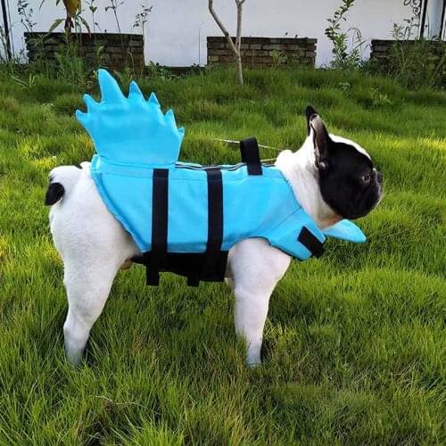 Pet Swimsuit Dog Life Vest Small Dogs Life Jacket Chin Tail Style Big Dog Clothes Dog Swimwear Pet Supplies
