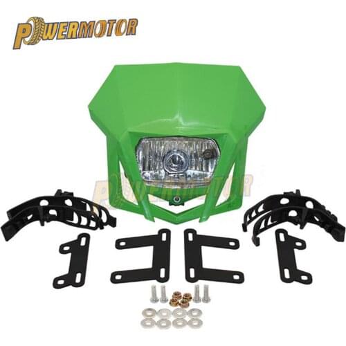 Universal Motorcycle Headlight Fairing Dual Sport Head Lamp Motocross Motorcycle Headlight Dirt Bike For HONDA XR CRF 150 230