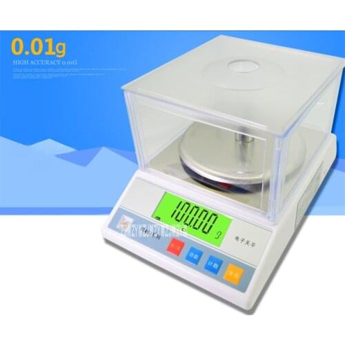 APTP457 High Precision Electronic Laboratory Balance 2kg/0.01g Industrial Precision Balance Weighing Scale Balance 100-240V