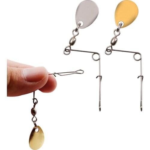 10pcs/lot Lure Sheet Noisy Spoons Fishing Accessories DIY for Spinner Spoon Lures Frogs VIB Reflective Stainless Steel 1.7g 001