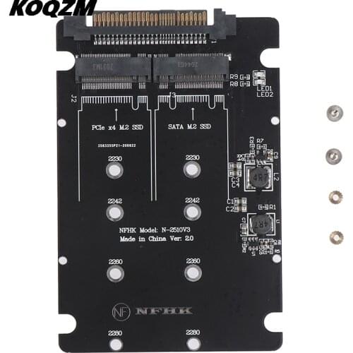 2021 New SATA M.2 SSD To 2.5 SATA NVMe M.2 NGFF SSD To SFF-8639 Adapter Converter High Quality Wholesale Hot New 2021