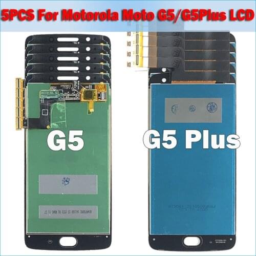 5pcs Original G5 Plus LCD For Motorola MOTO G5 lcd XT1672 Display G5 Plus LCD XT1685 Touch Screen Digitizer Replace G5 Plus LCD