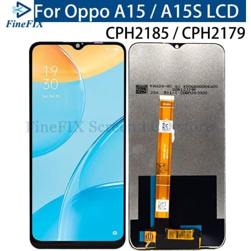 6.52'' For Oppo A15 LCD CPH2185 Touch Panel Glass Screen Display Digitizer Assembly For Oppo A15S LCD CPH2179 LCD