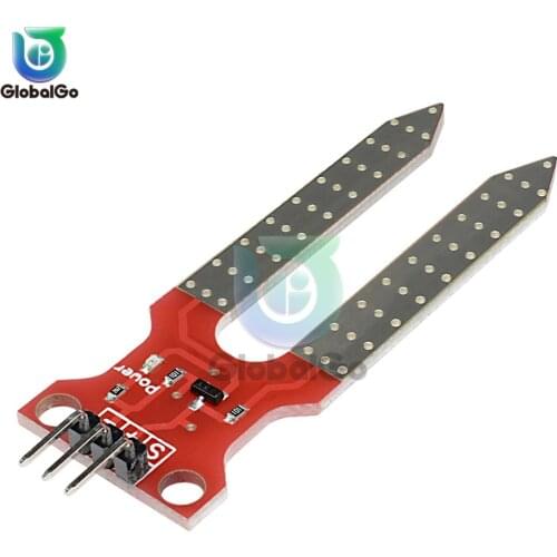 Analog Capacitive Soil Moisture Sensor Module Wide Voltage Plants Flowers Soil Moisture Humidity Sensor 3.3V-5V Hygrometer