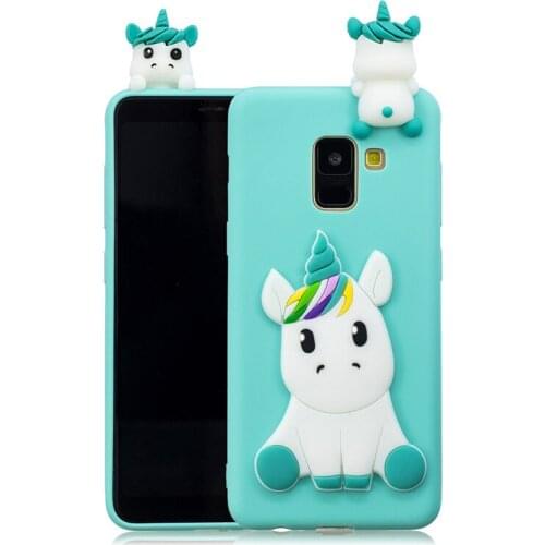 3D Panda Unicorn Soft TPU Case For Samsung A10S A20S A30S A50S A10 A20 A20E A30 A40 A50 A70 A7 2018 A6 A8 J4 J6 Plus 2018 Case