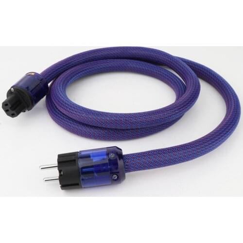 D516 OEM Power cable 4n OFC EU/US/UK Rhodium /Gold plated Hi-End Hifi Audio Power Cable Power Cord