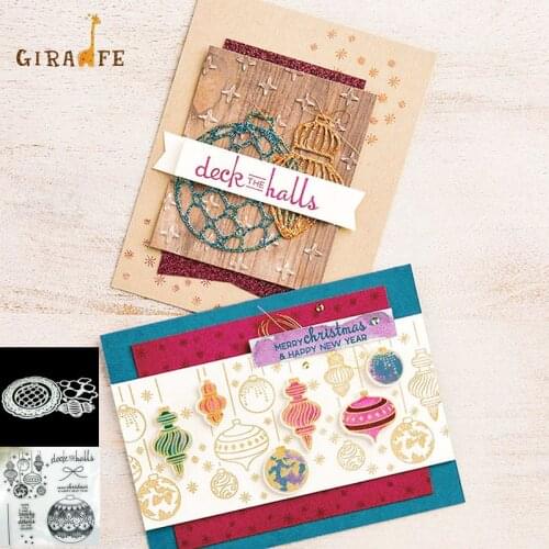 Metal cutting dies and stamps Celebrate the BALL For Scrapbooking Embossing Decorative Crafts DIY Paper Cards New
