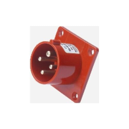 N-624 32A 380-415V 3P+E 4pin Industrial Plug with CE ROHS 1 year warranty IP44 Degree PA66