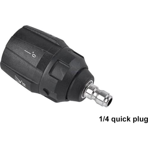 5 In 1 G1/4" Pressure Washer Nozzle Quick Realease Car Washer Nozzle Adapter 3600PSI High Pressure Water Gun Spray Nozzle