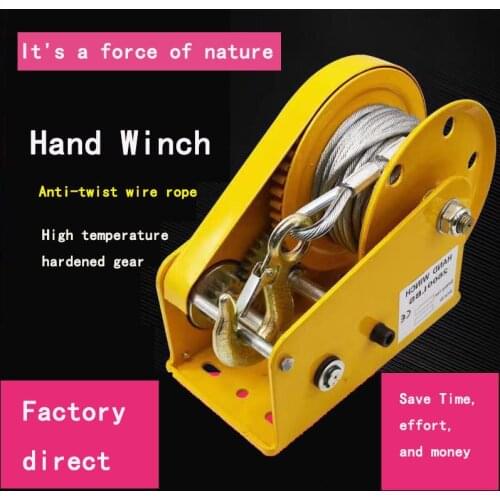 Manual winch