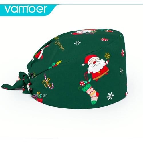 Nursing cap Pet grooming work hats lab dustproof hats Elastic scrubs caps tooth beauty store sweat-absorbent cap men nursing cap