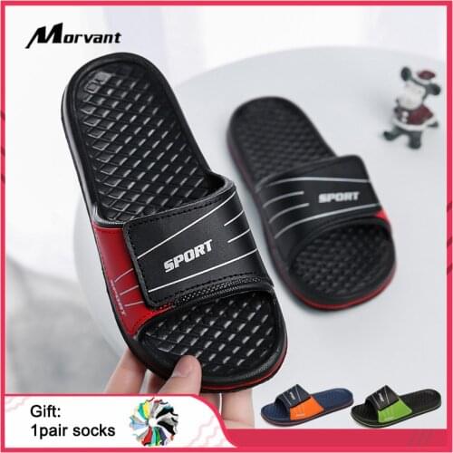 Kids Slippers Summer Toddler Flip Flops Childrens Indoor Slippers Non-slip soft bottom Kids Home Shoes Fashion Children Slipper