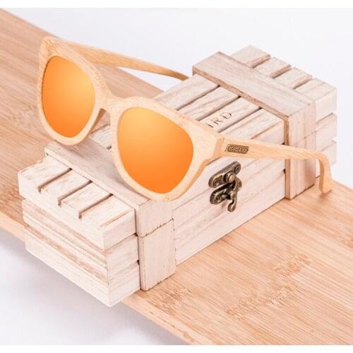 BOBO BIRD Men Women Wood Sunglasses Glasses Unique Frame Polarized Unisex Eyewears lunette de soleil femme 3 Colors In Gift Box
