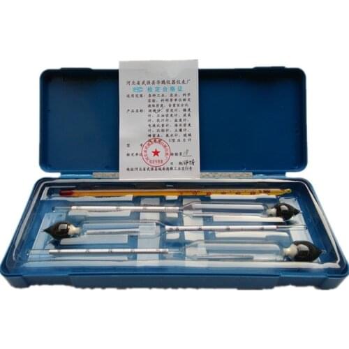 Blue Plastic Box Alcohol Meter for Vodka Whiskey Alcoholmeter (0-40%, 30-70%, 70-100%)