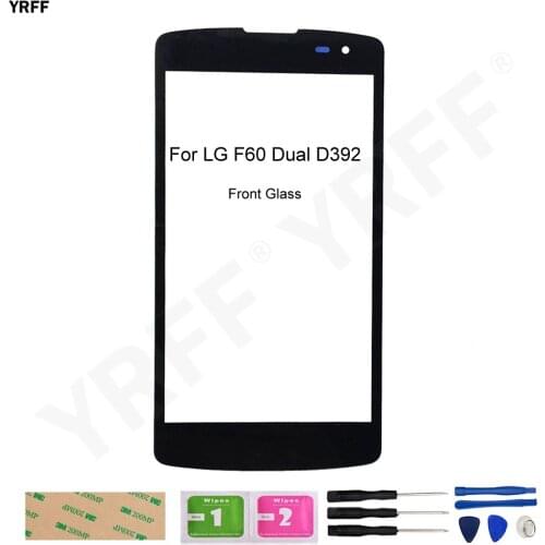 Front Panel Glass For LG D290 D295 G2 Lite D390 D392 MS395 For LG L Fino F60 Front Glass Outer Glass Replacement Cover
