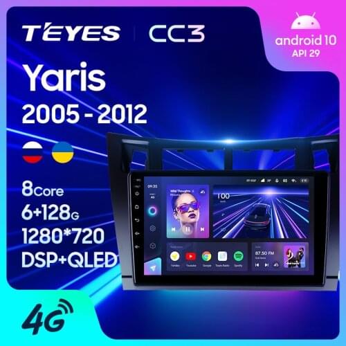 TEYES CC3 For Toyota Yaris XP90 2005 - 2012 Car Radio Multimedia Video Player Navigation stereo GPS No 2din 2 din DVD