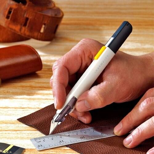 Utility Knife Box Cutter Professional Knives Japanese Stationery Knife Precision with Blades Paper Cutter Metal Work Art Knife