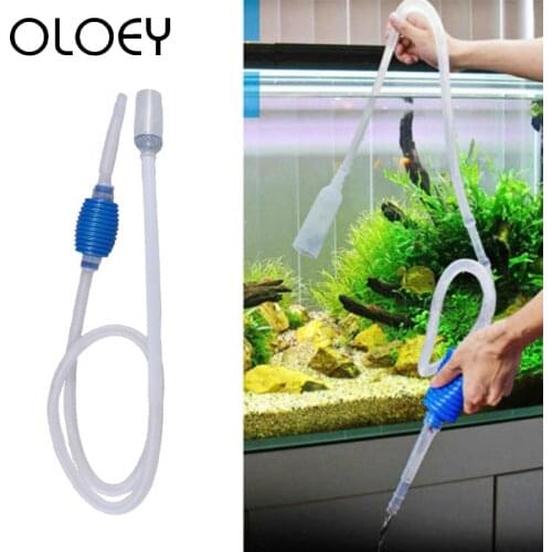 Aquarium Vacuum Water Changer Filter Fish Tank Vacuum Water Change Pump Aquarium Manual Connector Cleaner Tool Drain Filte