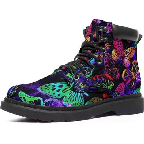 Custom New Design High-Quality Dropshipping Wholesale Fashion Boots Shoes For Women 2021 Butterfly Personality Short Boots