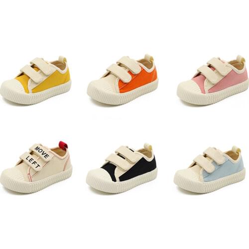 Kids Shoes 2021 New Spring Children Fashion Cute Canvas Shoes Toddler Boys Girls Casual Candy Colors Kindergarten Baby Shoes