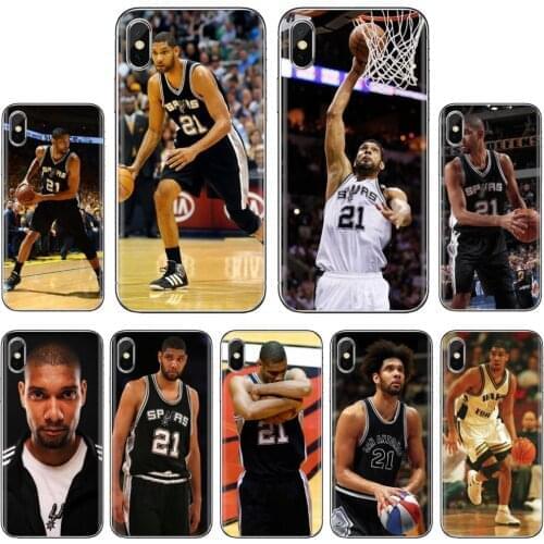 For Huawei Mate 20 30 40 7 8 9 10 Lite Pro P Smart 2018 2019 Plus G7 G8 Soft TPU Phone Cover Tim-Duncan-C-Basketball-All-Stars