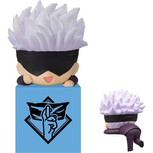 Original FURYU Hikkake Jujutsu Kaisen Gojo Satoru Lying Down Lying Down PVC Action Figure Figurals Brinquedos Toy Model Gift