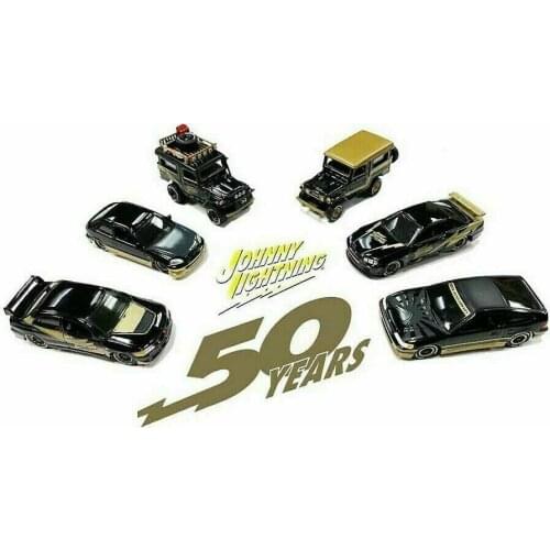 Johnny lightning 1/64 50th anniversary Skyline GTR Toyota Honda Civic Collection Metal Die-cast Simulation Model Cars Toys