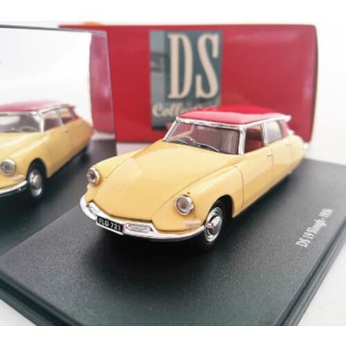 Diecast 1:43 Scale Citroen DS 19 Slough 1956 Alloy Car Model Collection Static Decoration Gifts Kids Toys Boys