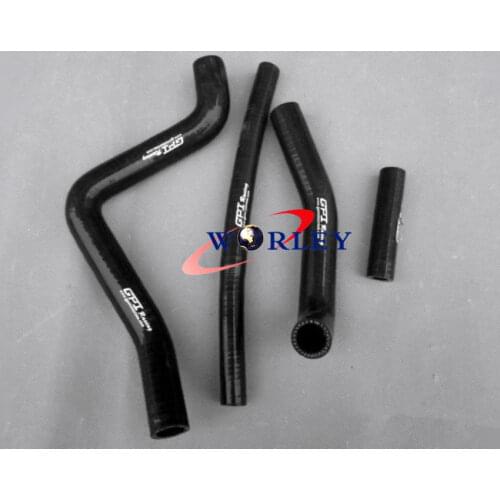 Silicone radiator BLK hose kit FOR Kawasaki KX125/KX 125 1994-2002 95 96 97 98 99