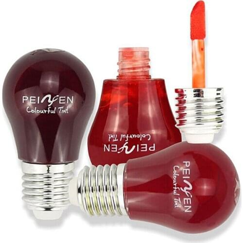 New Sexy Colors Liquid Light Bulb Lipstick Gloss Tint Long Lasting Natural Kissproof Red Lipstick Lips Beauty Makeup 3 Colors